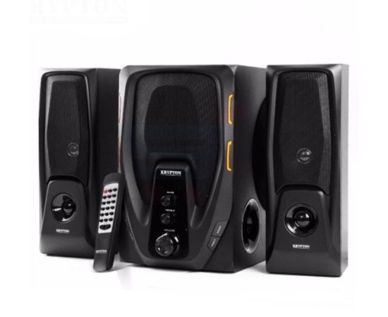 Krypton 2.1 Channel Multimedia Speaker System KNMS5038 - Black