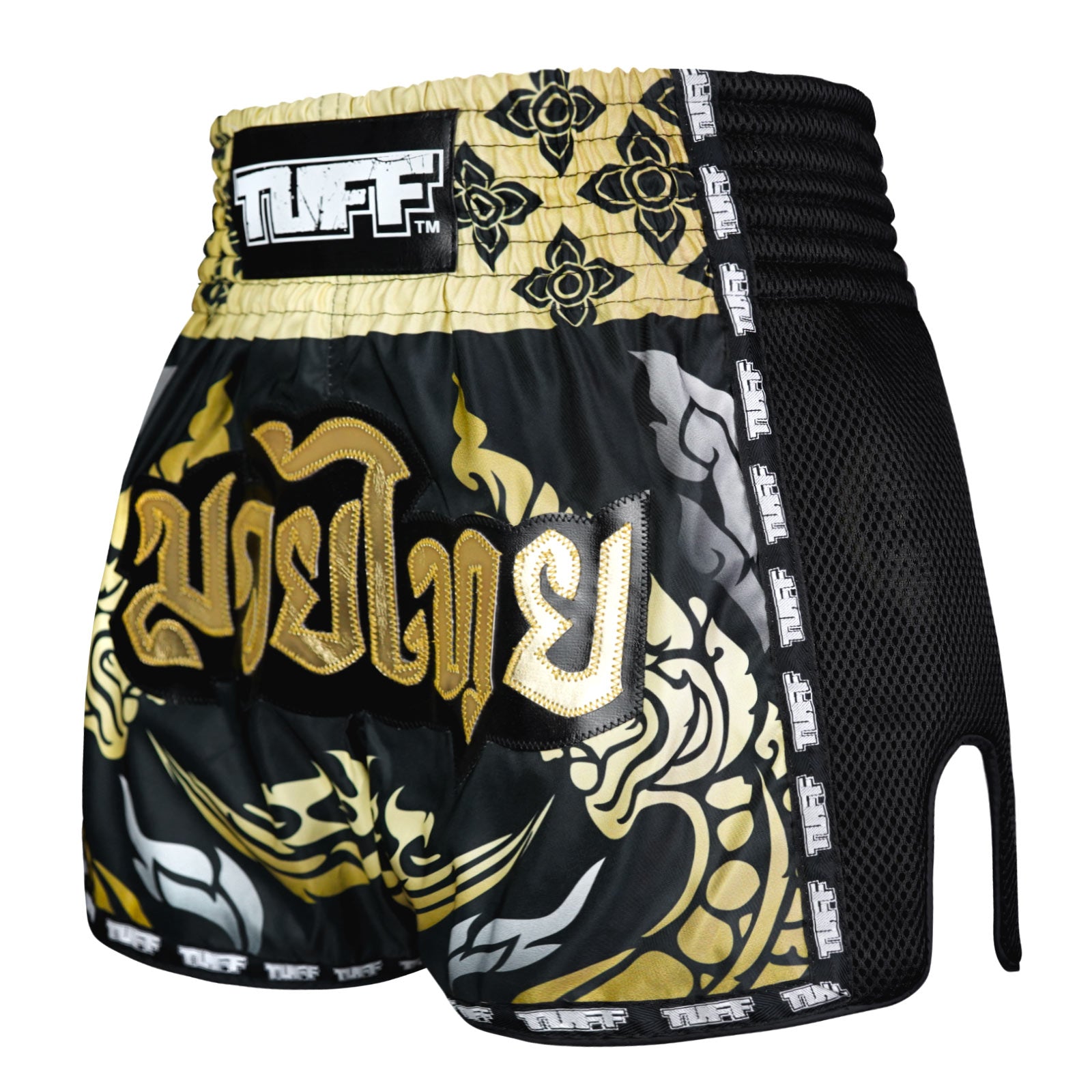 Muay Thai Boxing Shorts The King Of Naga Black