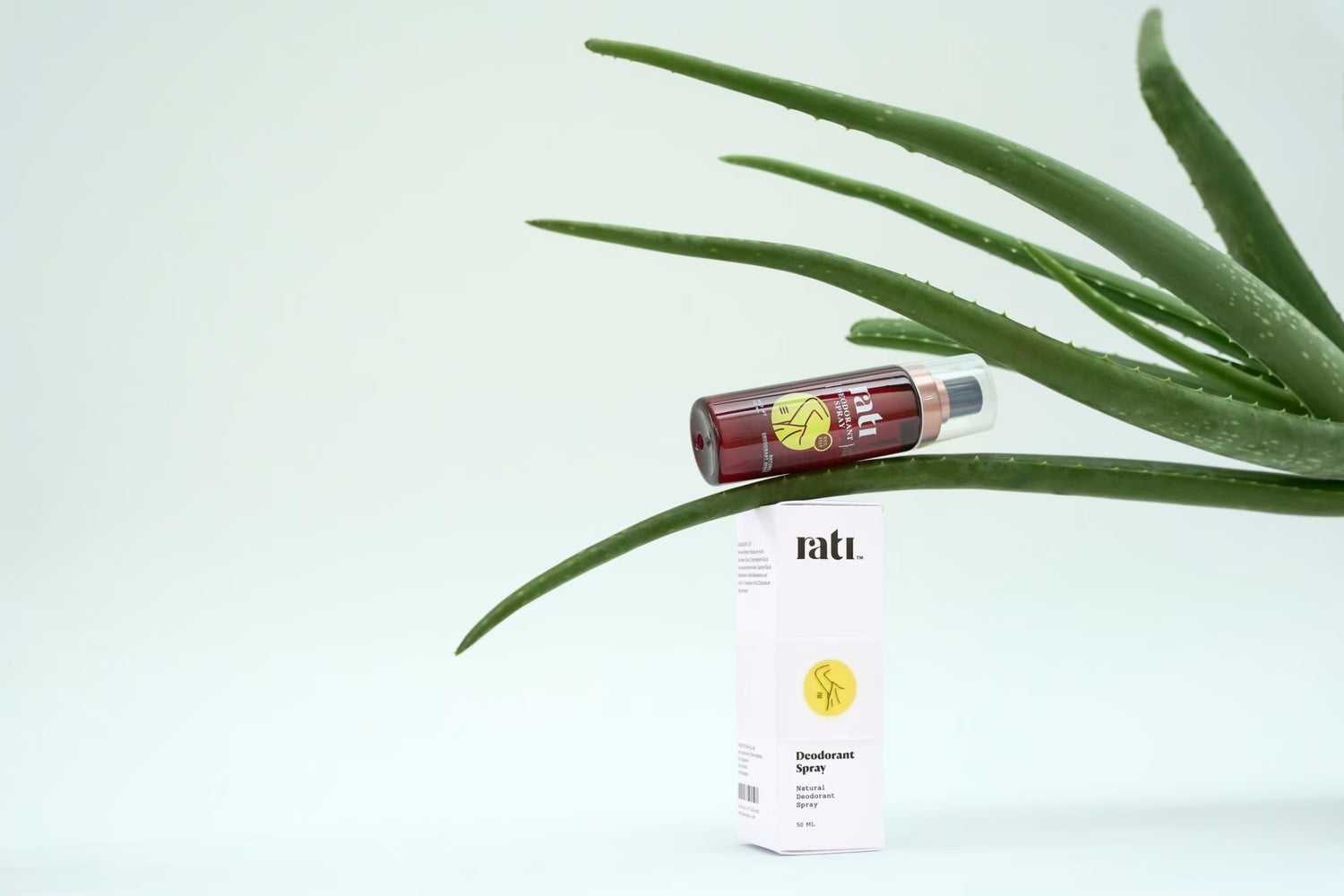 Rati Natural Deodorant Spray (6 PCs Package)