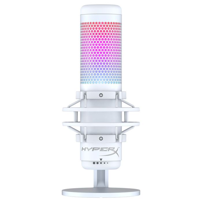 HyperX Quadcast S RGB USB Condenser Microphone - White