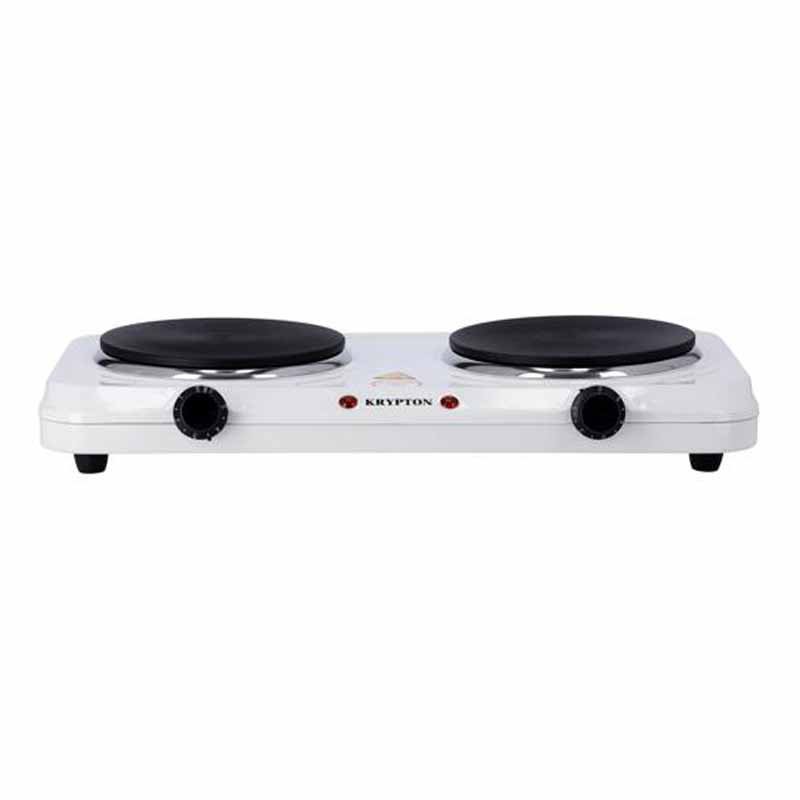 Krypton Double Electric Hot Plate 2000 W KNHP5306N - White