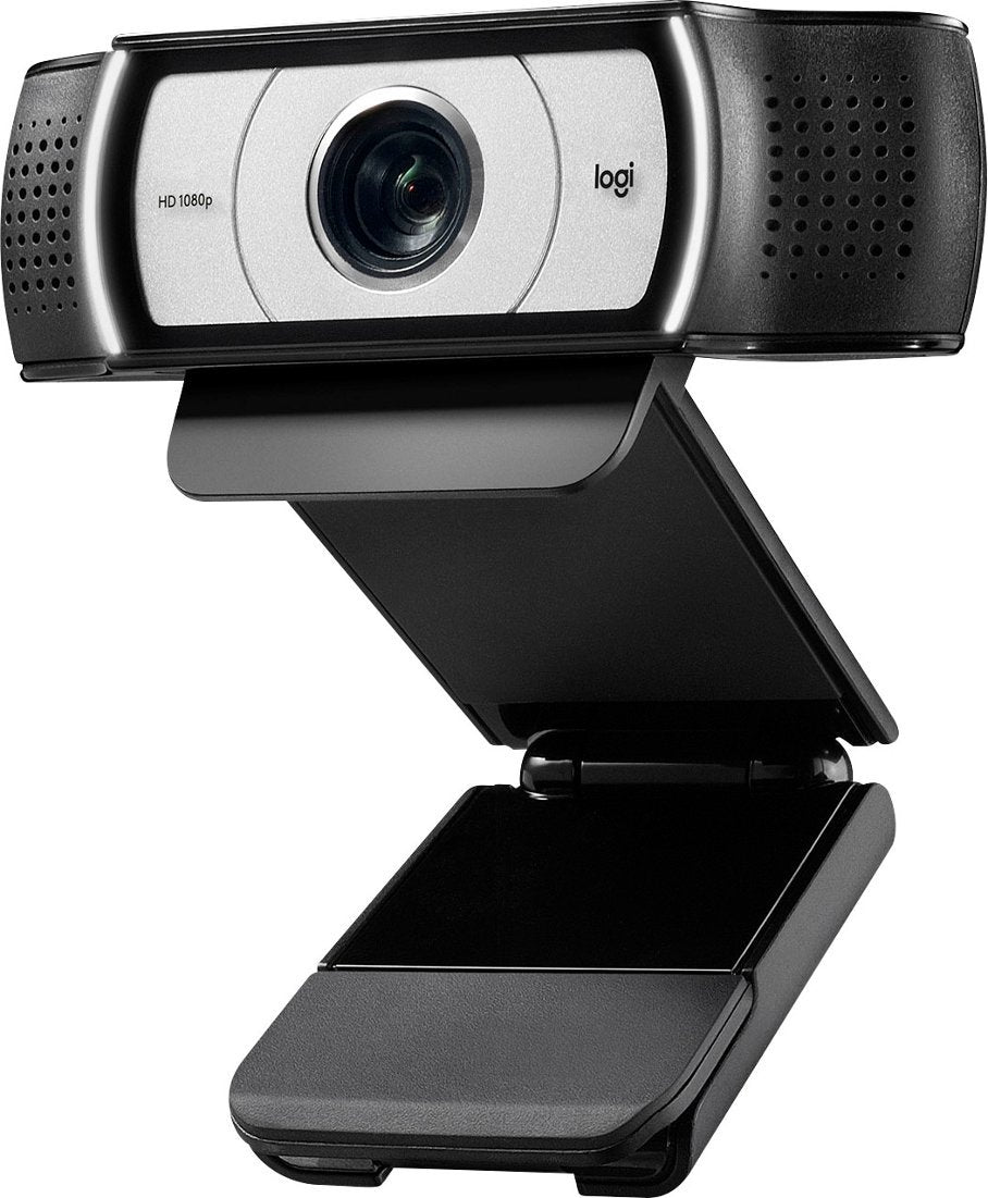 Logitech C930s Pro Webcam Full HD 1080 for Laptops with Ultra Wide Angle - Black