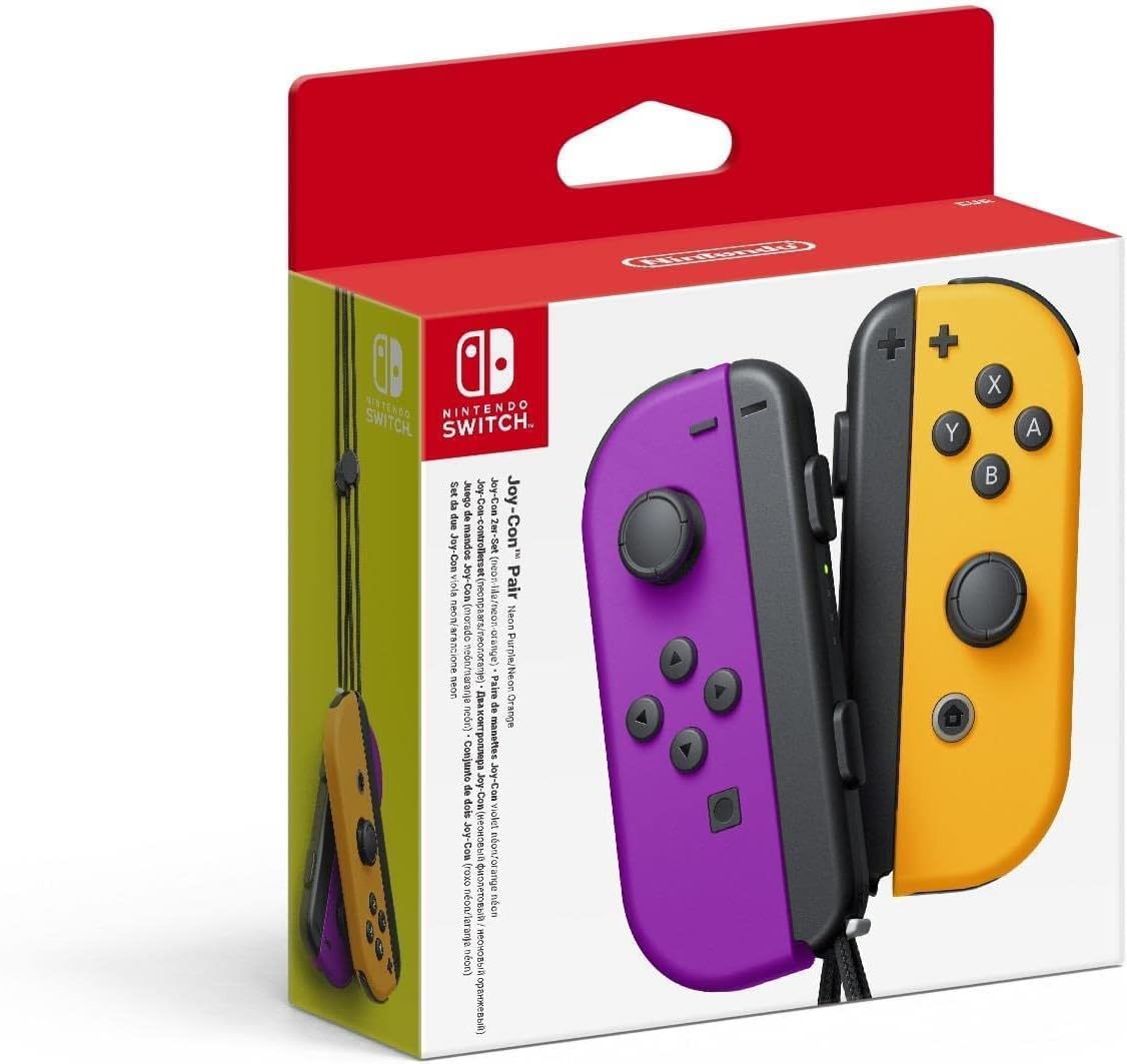 Nintendo Switch Joy-Con (L)/(R) Purple / Neon Orange Controller