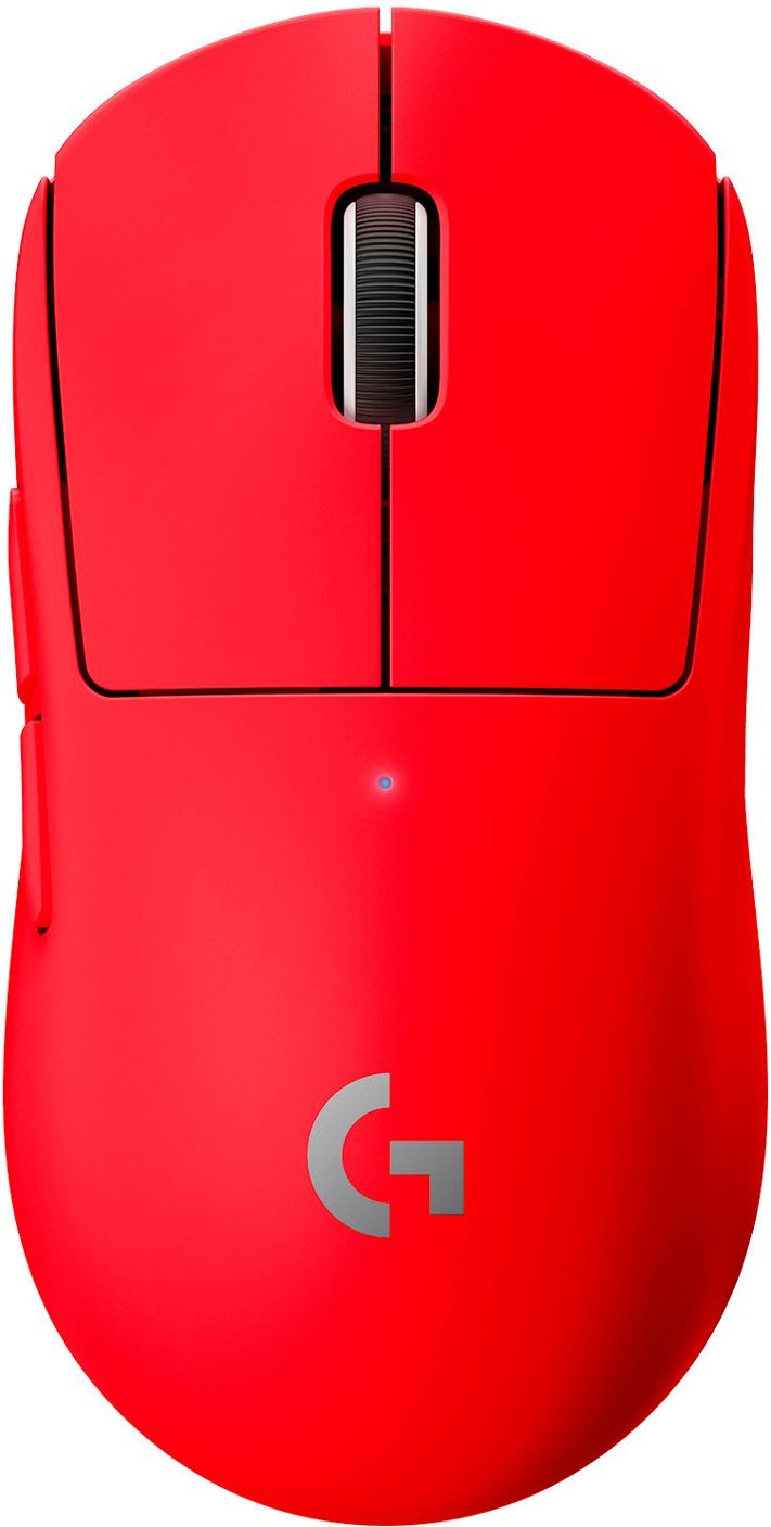 Logitech G Pro X Superlight Wireless Mouse 25600DPI Hero Optical Sensor - Red