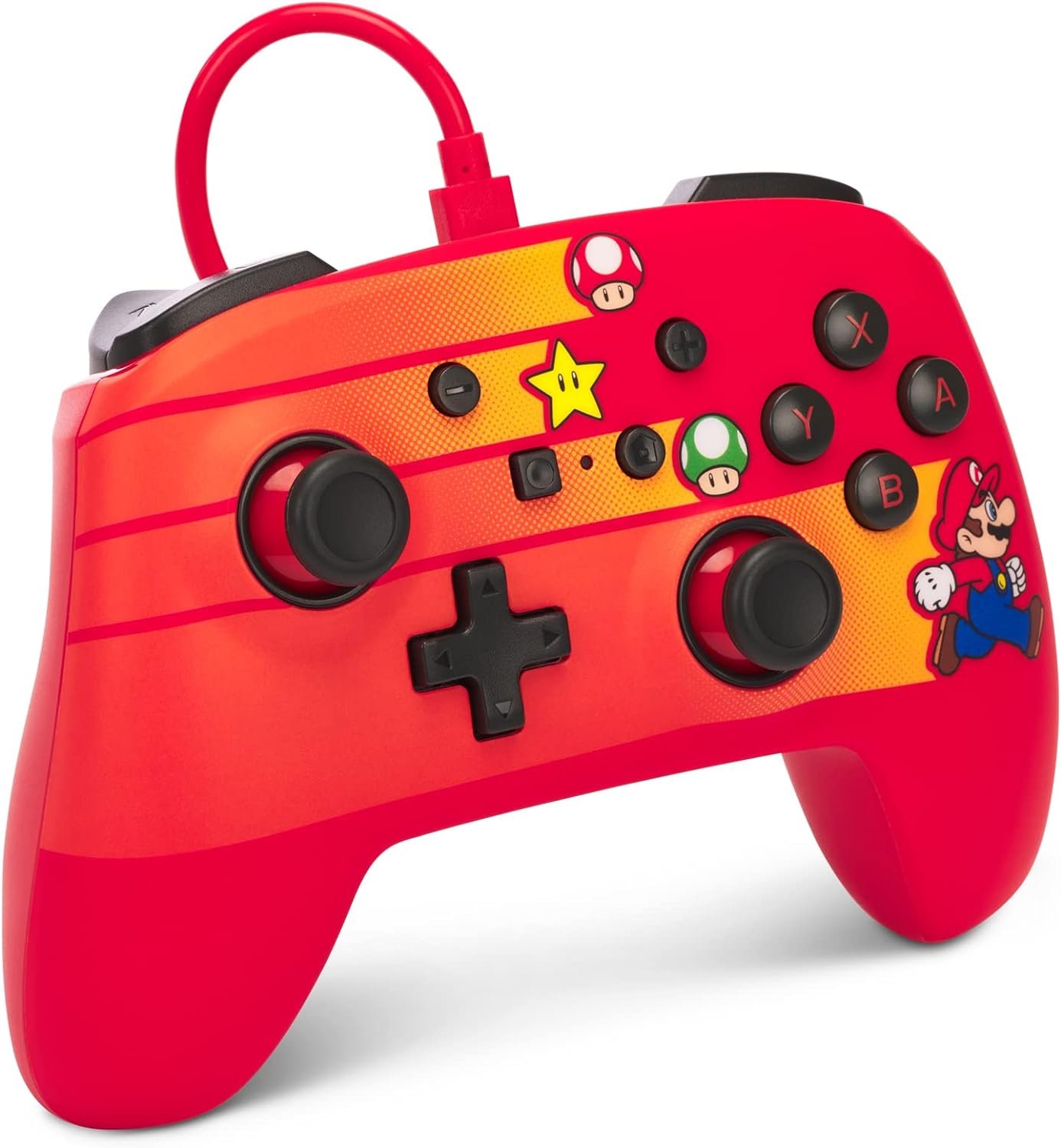 PowerA Speedster Mario Enhanced Wired Controller Nintendo Switch