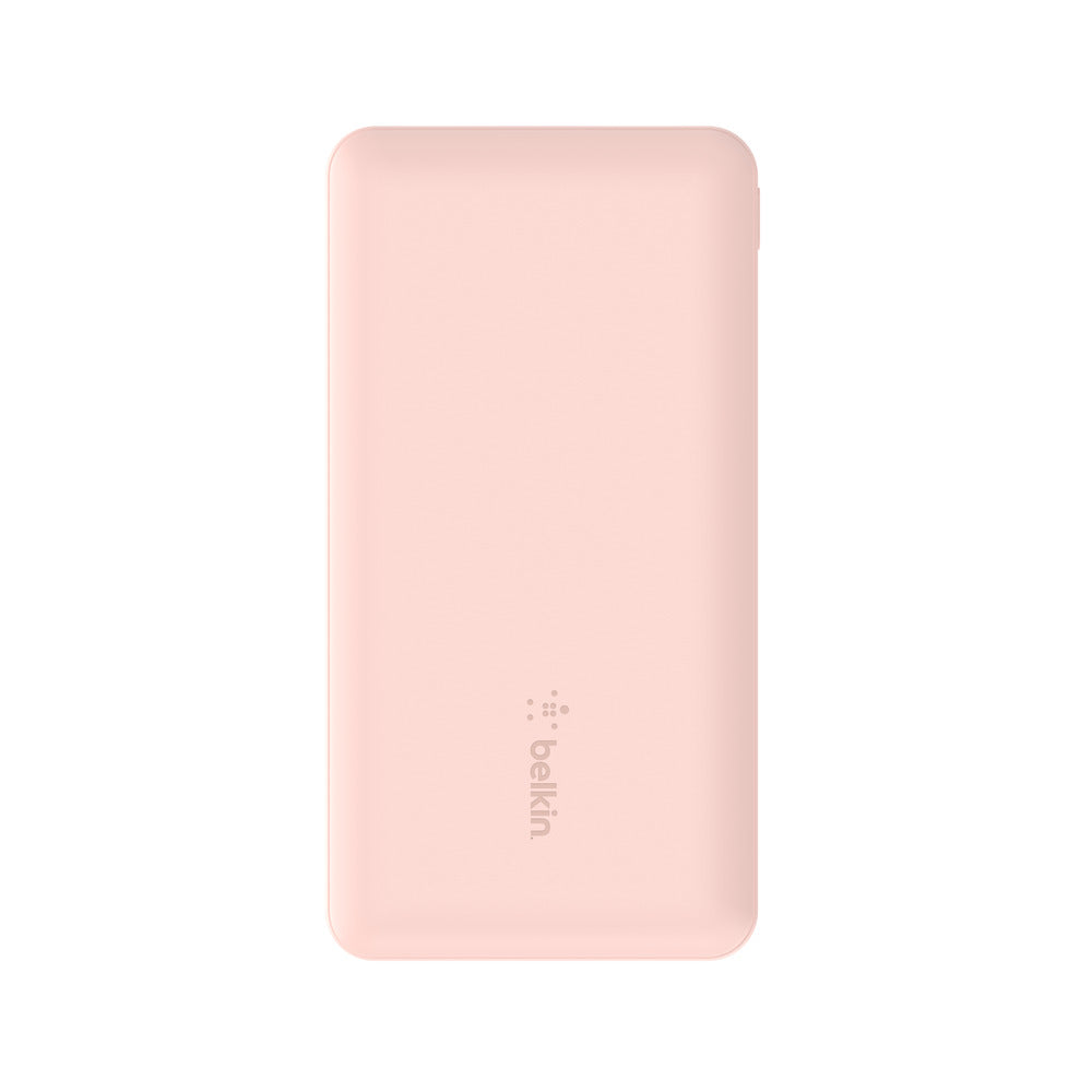 BELKIN BoostCharge Power Bank 10K mAh 15W Quick Charge 2x USB-C, 2x USB-A Ports - Rose Gold