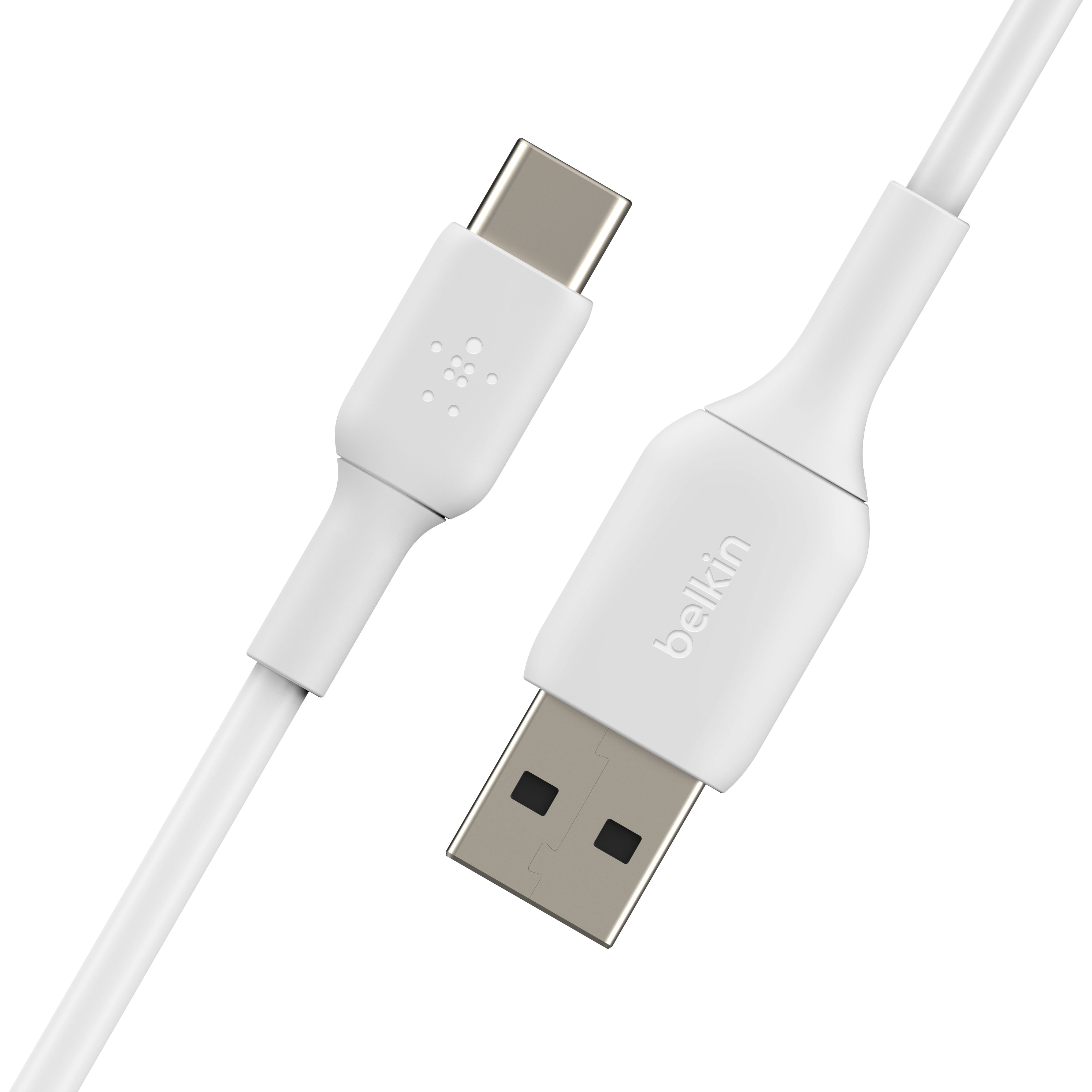 BELKIN Boost Charge USB-C to USB-A PVC Cable 1Meter - White