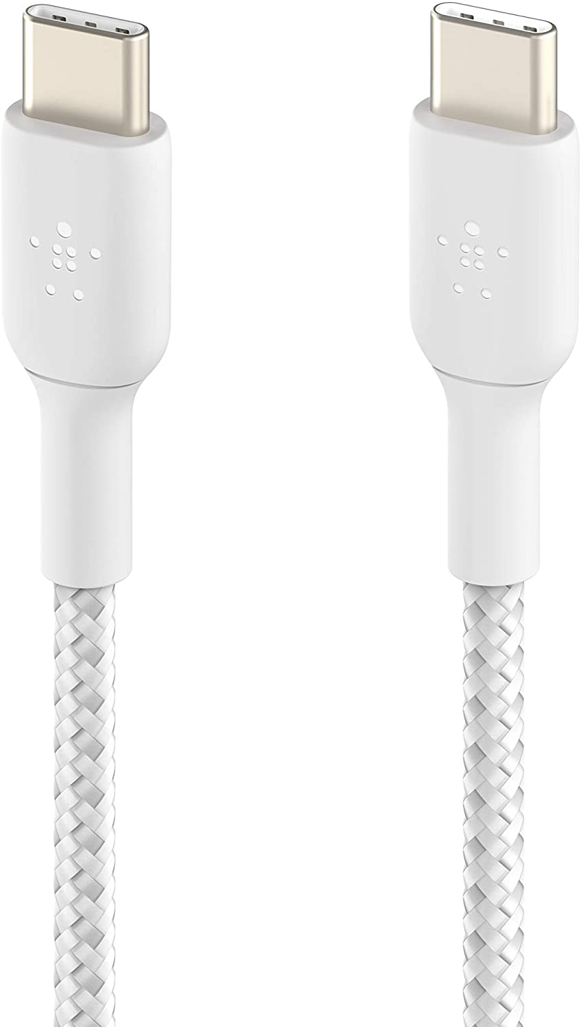 BELKIN Boost Charge USB-C to USB-C Braided Cable 1Meter - White