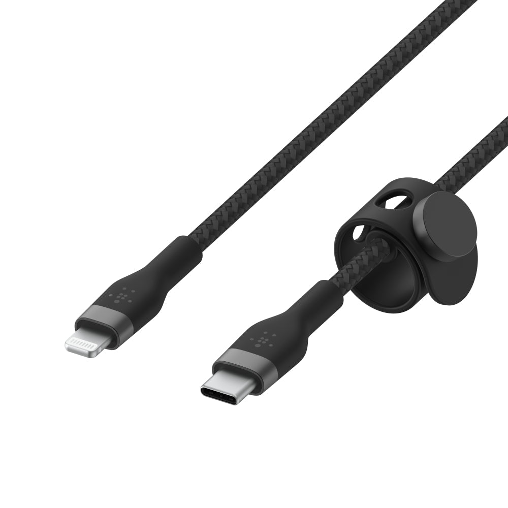 BELKIN BoostCharge Pro Flex USB-C to Lightning Cable - 1 Meter - Black