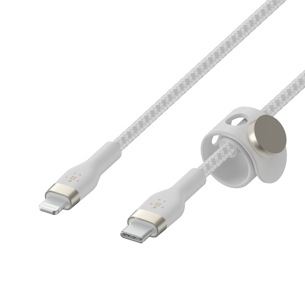 BELKIN BoostCharge Pro Flex USB-C to Lightning Cable - 3 Meters - White