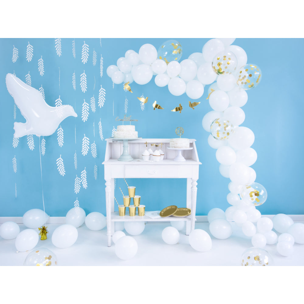 Foil Balloon Dove, white, 77x66cm