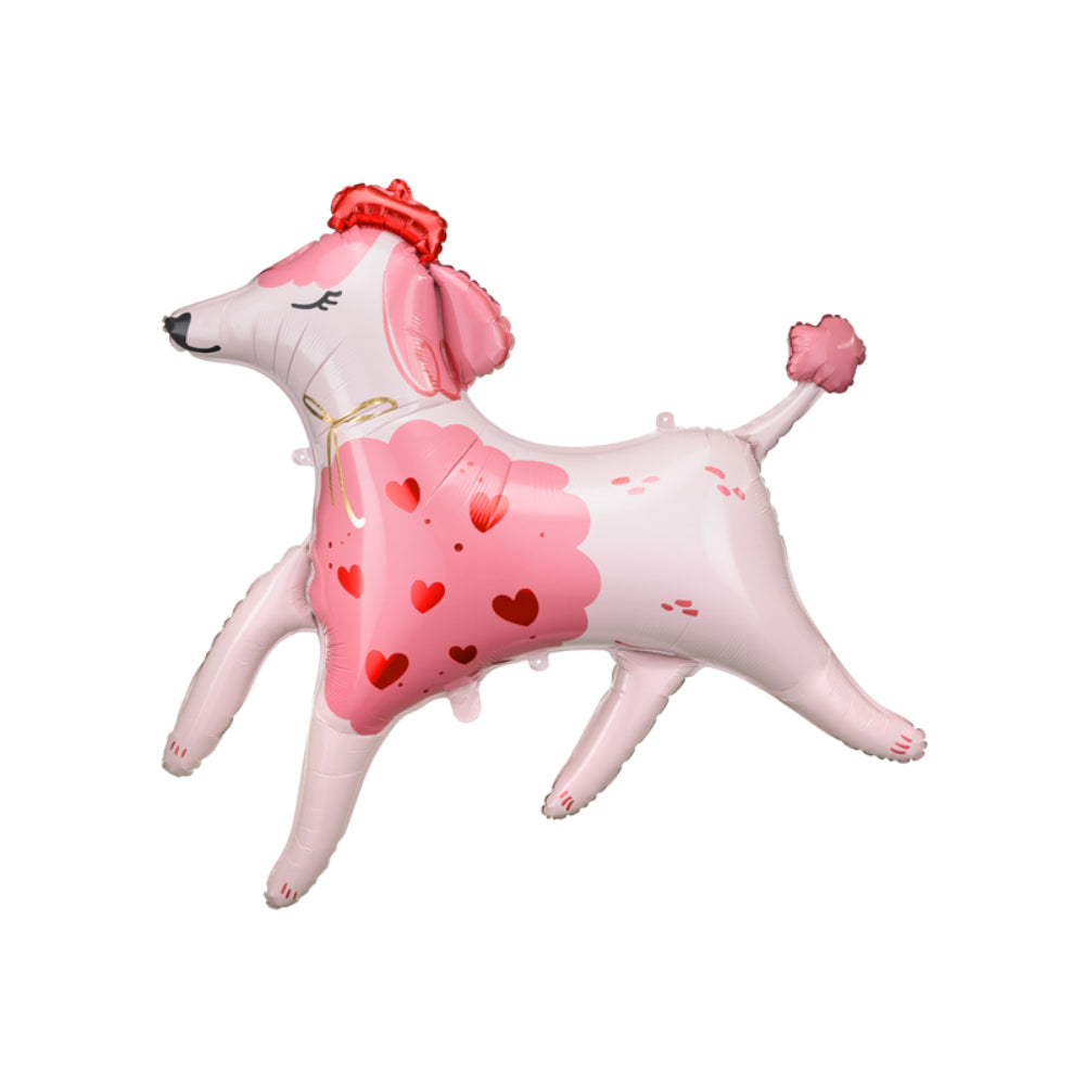 Foil balloon Poodle, 119x108 cm - Mix