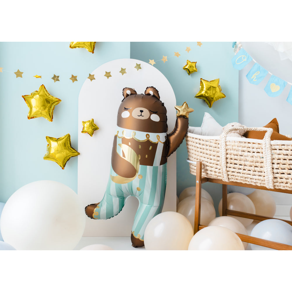 Foil balloon Bear, 72x104 cm - Mix