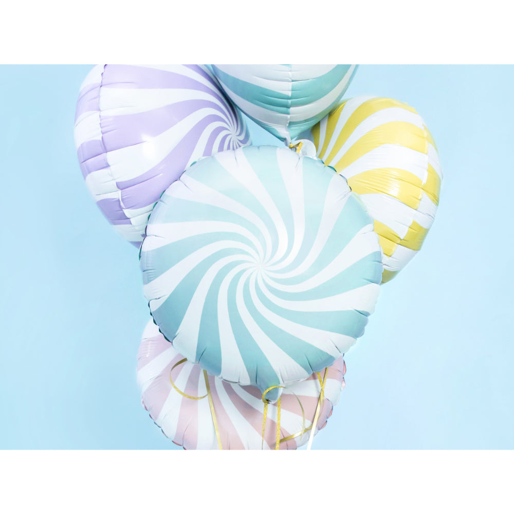 Foil Balloon Candy, 35cm - Light Blue