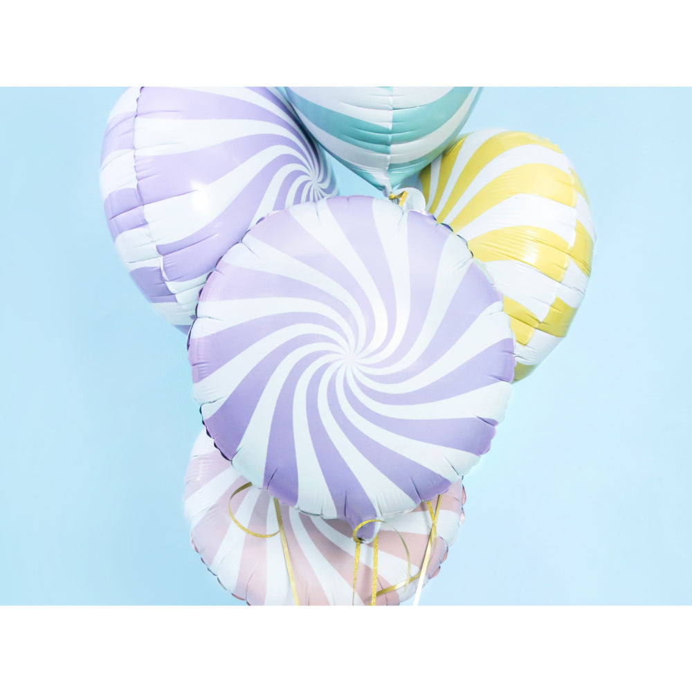 Foil Balloon Candy, 35cm - Light Lilac