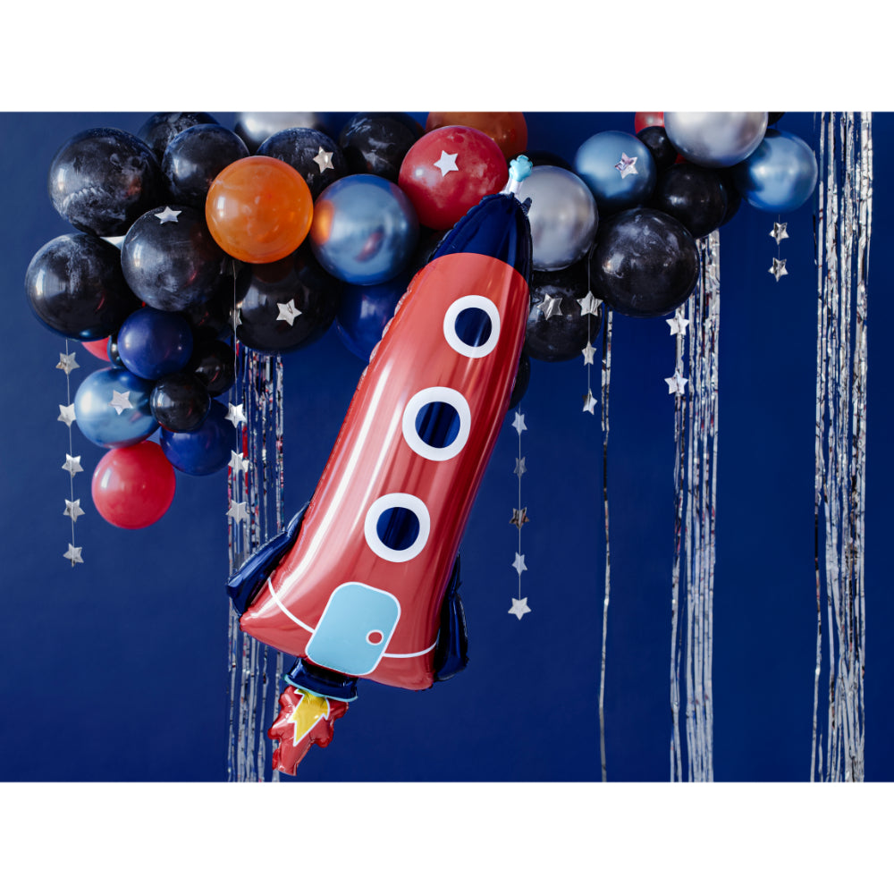 Foil balloon Rocket, 44x115 cm - Mix