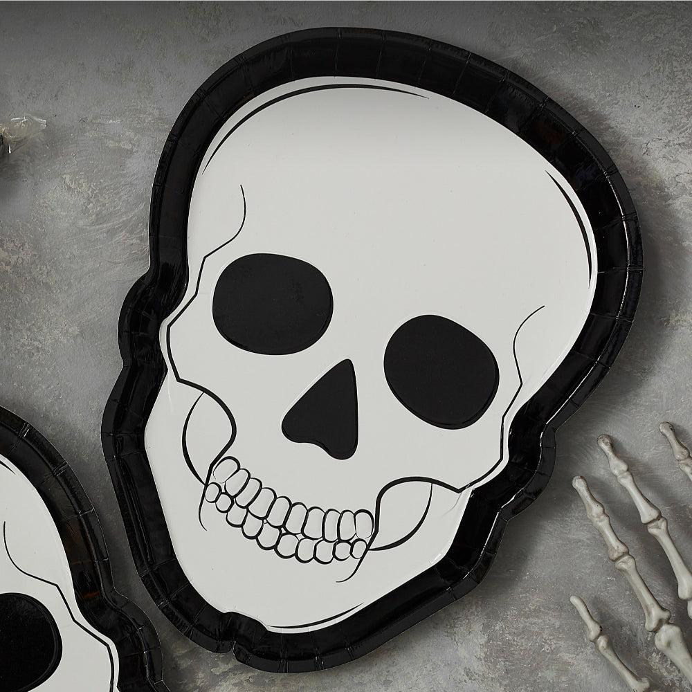 Fright Night - Plate - Skull - Foiled and Embossed