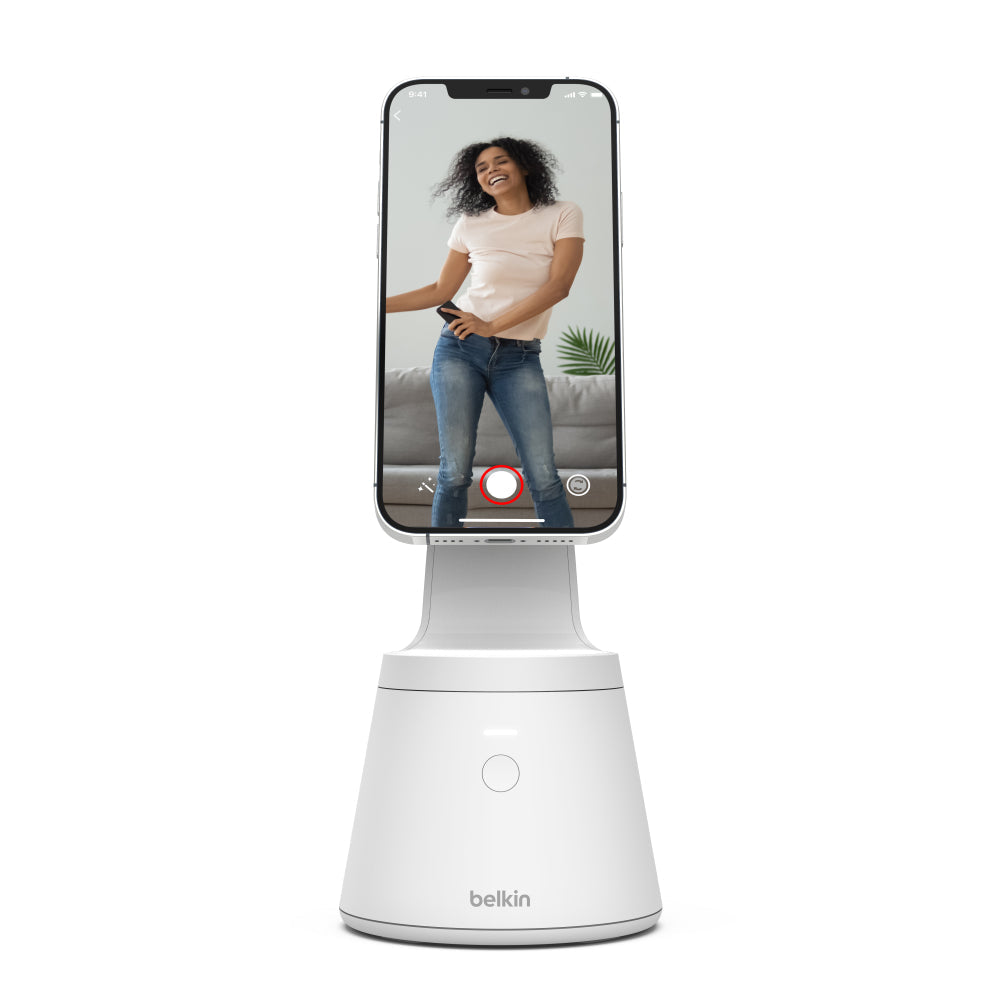 BELKIN Magnetic Phone Mount With Face Tracking - White