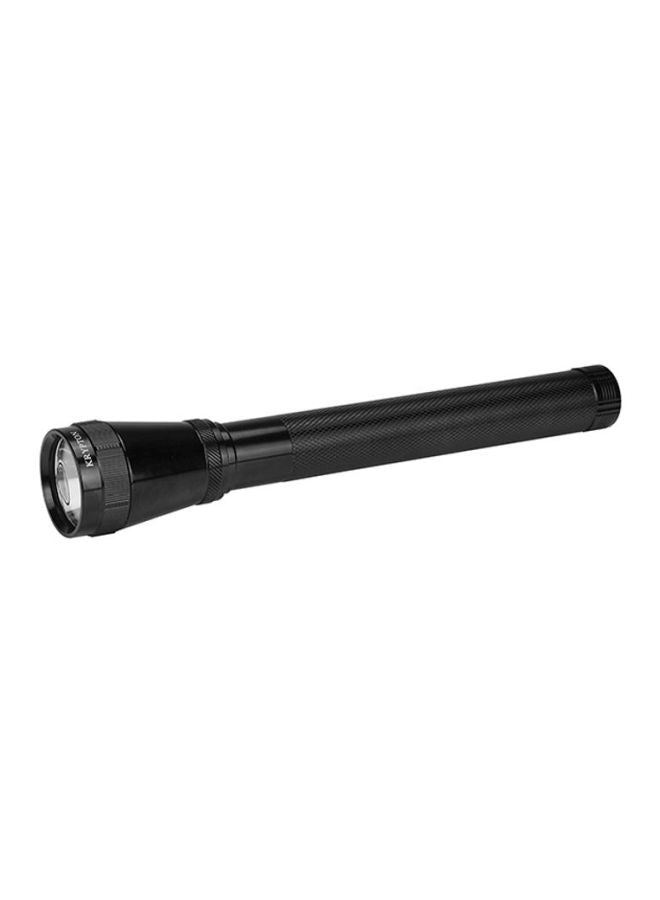 Krypton Rechargeable Waterproof LED Flashlight - Black