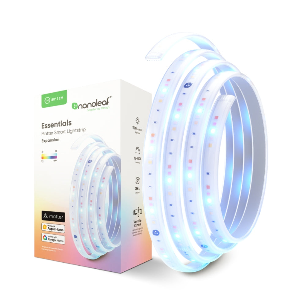 NANOLEAF Essentials Light Strips Expansion 2 Meters 1600Lm - 30W - 2700K-6500K - Global