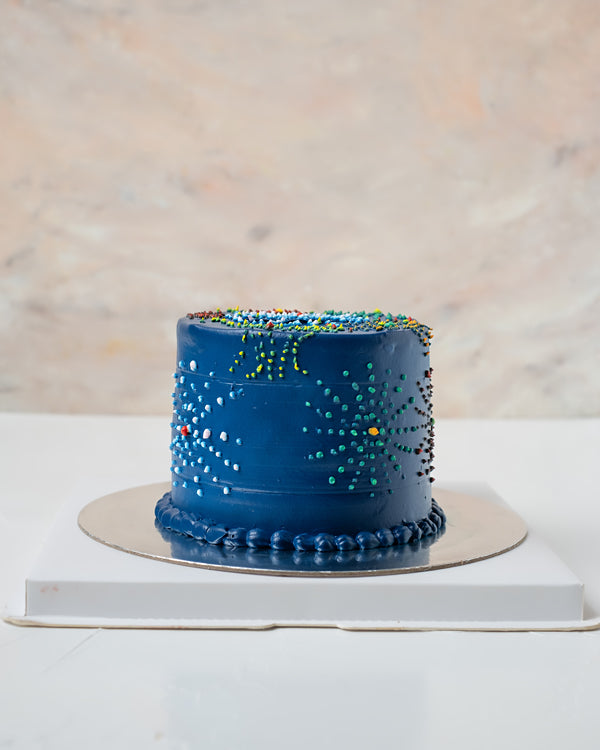 Diwali Night Sky Mini Cake