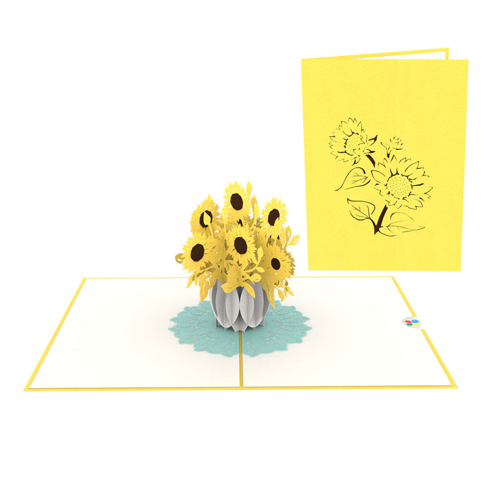 Sunflower Pop Up Birthday Greeting Card