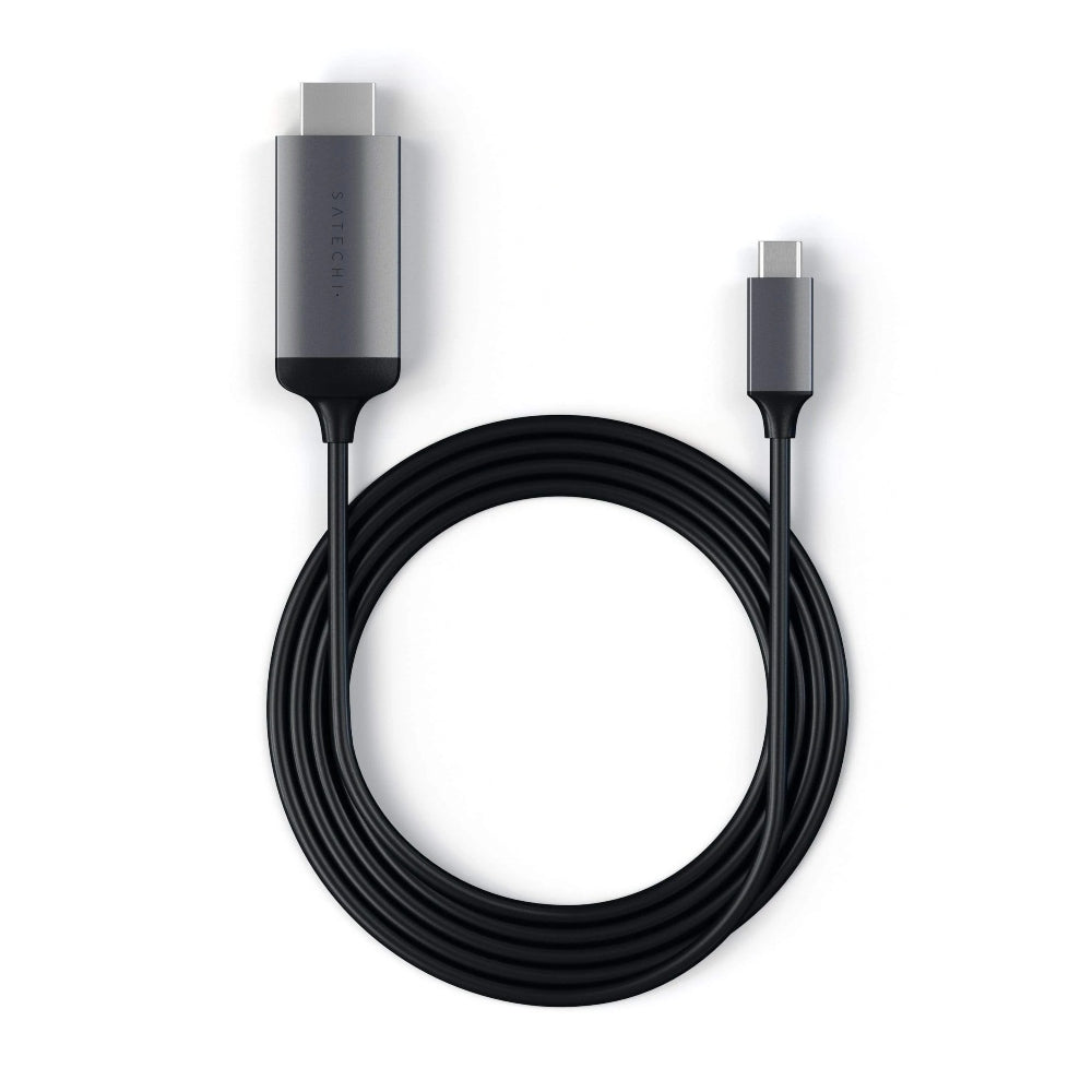 SATECHI Aluminum Type-C to HDMI Cable 4K 60Hz - Space Gray