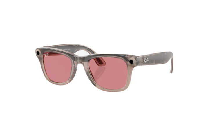 RAY-BAN | META WAYFARER Shiny Warm Stone