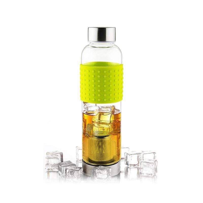 Asobu Ice Tea & Coffee Infuser Glass Bottle | 400ml | Cold Brew On-the-Go - 842591008498