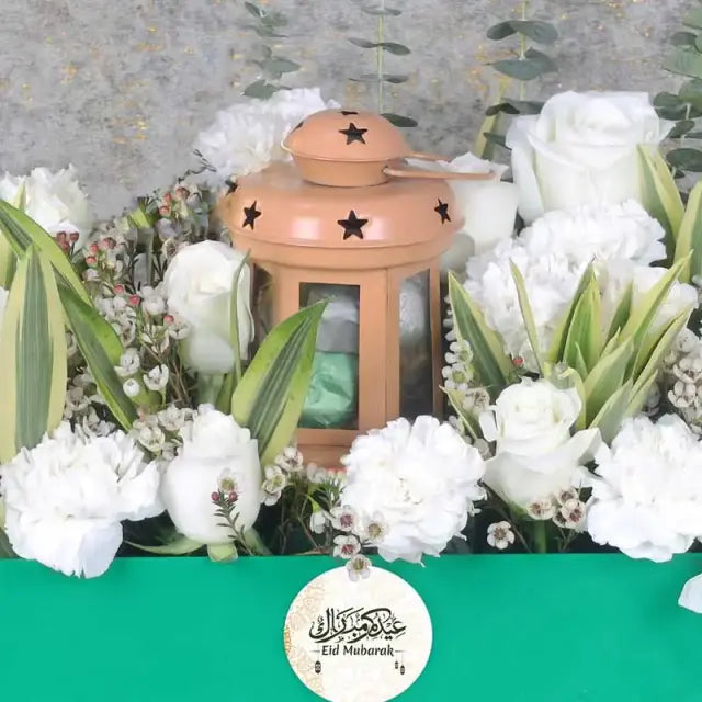 Eid Floral Hamper Green