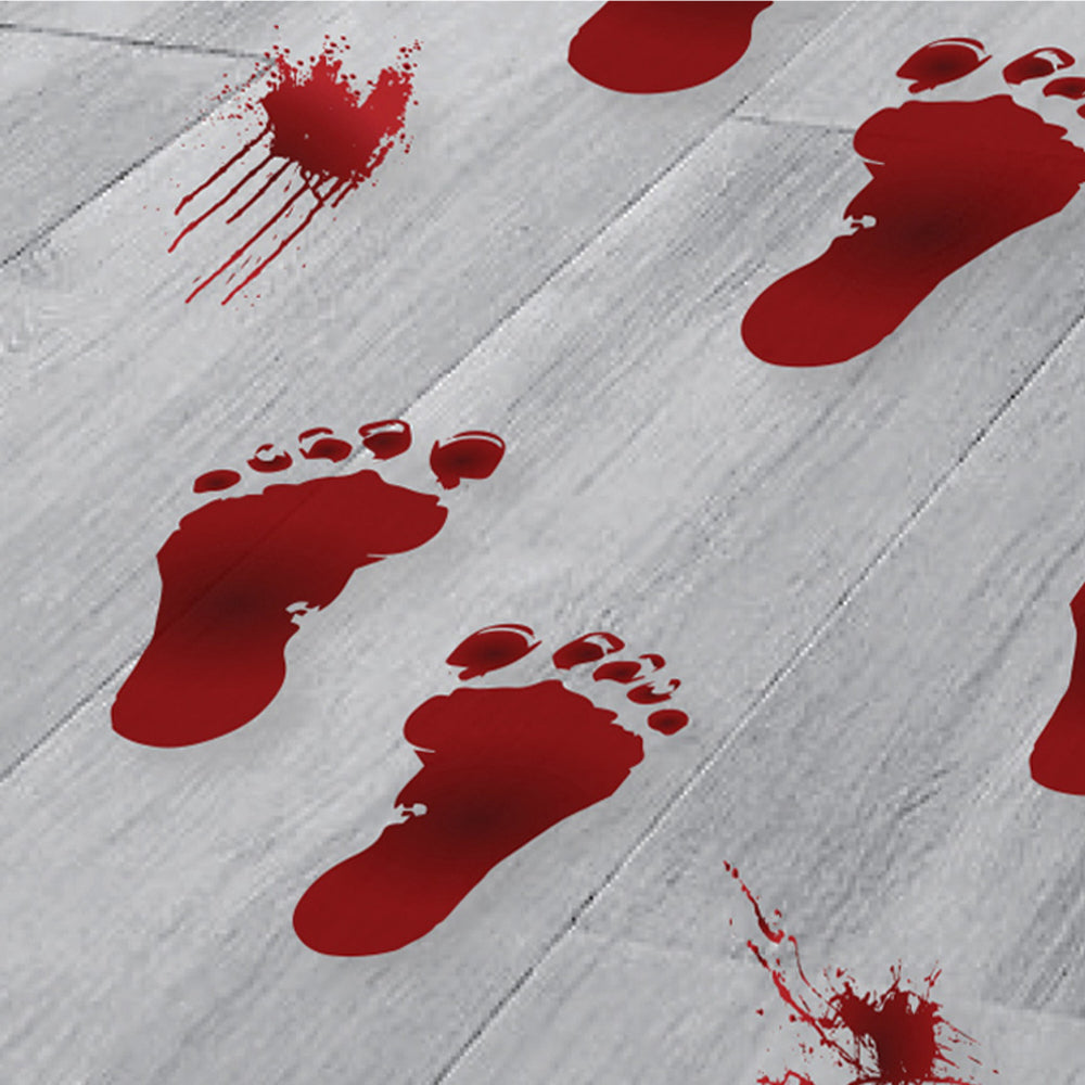 Floor Stickers - Blood Footprints