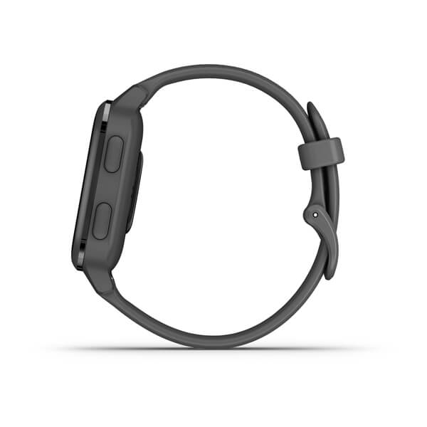 Garmin Venu Sq, Slate Aluminium Bezel With Shadow Grey Case And Silicone Band