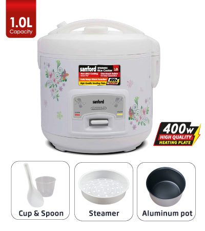 Sanford Rice Cooker 1 L 400 W SF2504RC-1.0L BS