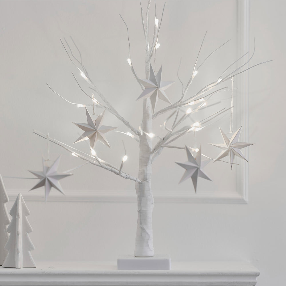 Tree Decoration - 7 Pointed Stars 5 pack