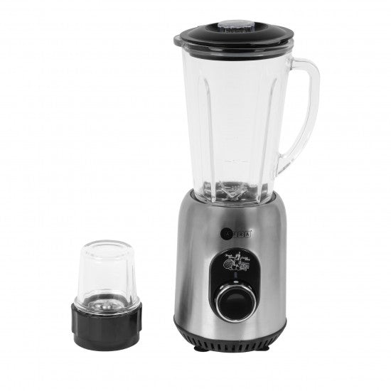 Black+Decker 600W NutriMaster Blender/Smoothie Maker , 3 Jars with Lids, 2  Years Warranty - Silver/Black