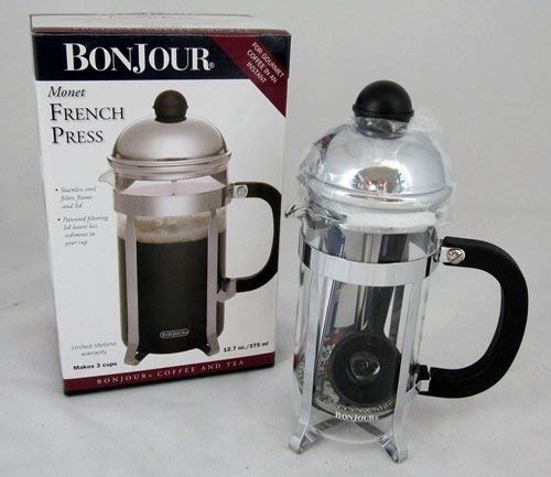 French Press Monet, Polished Stainless Steel, 12-Cup BonJour - New Kitchen  Store