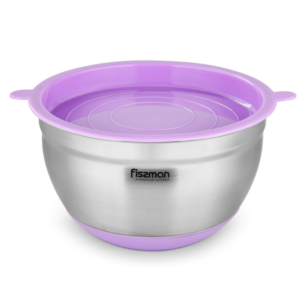 Buy Fissman Mixing Bowl 16X10 CM / 1.5 Ltr With Silicone Bottom