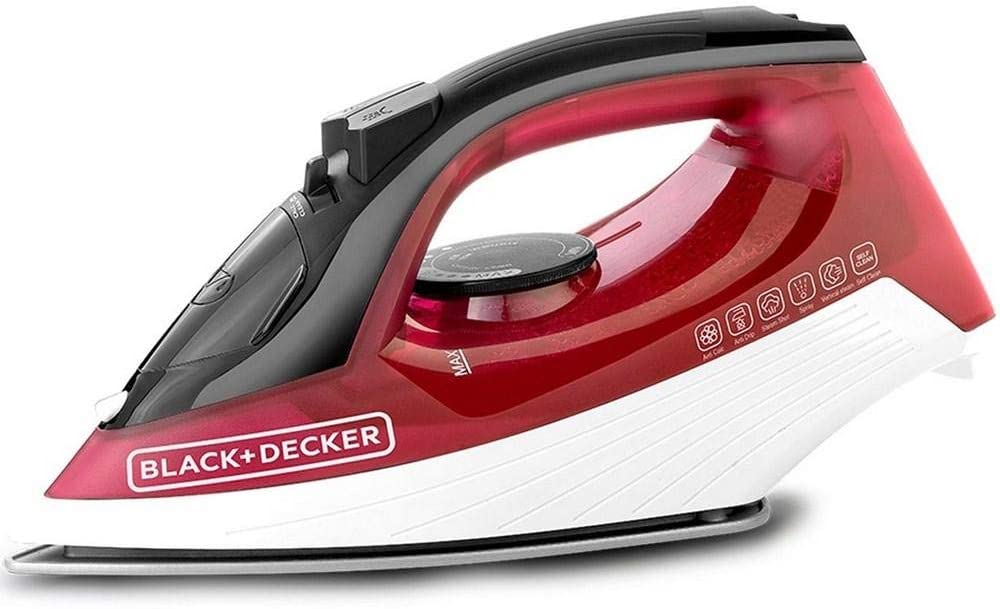 Black Decker 1600W Steam Iron With Anti Drip X1550 B5