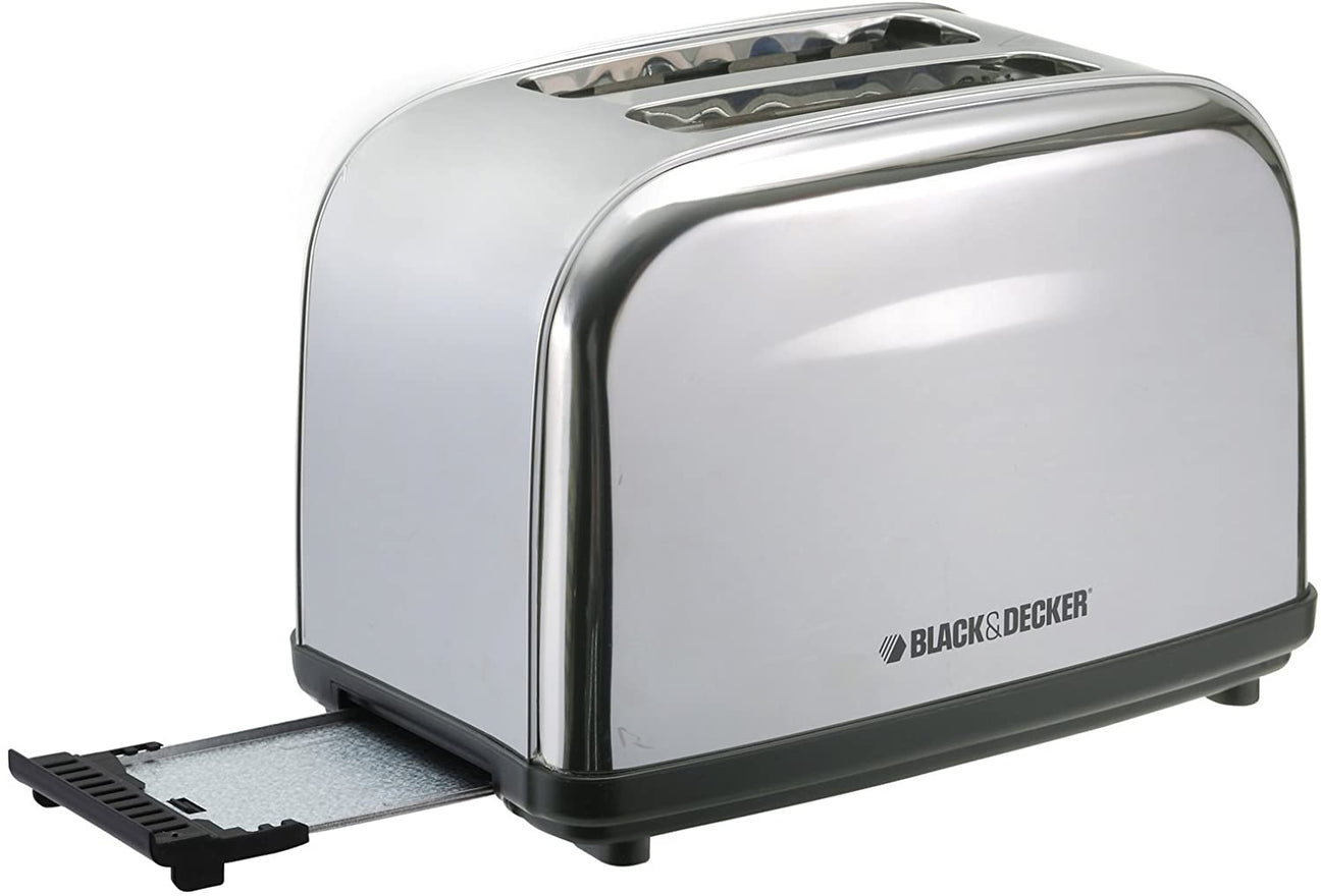 black & decker et304-b5 stainless steel cool touch 4 slice toaster 220v n0t  for usa