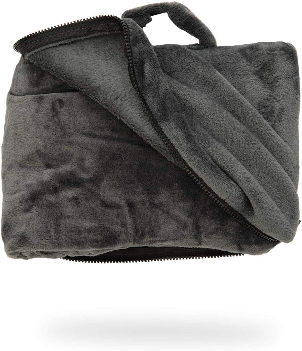 Cabeau - Fold 'n Go Blanket - Charcoal Black